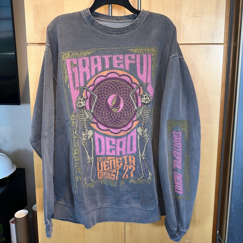 Urban Outfitters Grateful Dead Oversized Crewneck Sweatshirt